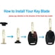 thumbnail image 4 of carcasa de repuesto para llavero de coche compatible con Honda Accord 2008-2012, Civic EX 2006-2013, Pilot 2009-2015, 4 botones, entrada sin llave, mando a distancia., 4 of 7