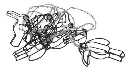 Ledzone - Guirnalda Tucán 10 Luces Led 1,65 Mts Pilas