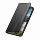 thumbnail image 5 of Funda tipo cartera para iPhone 14 Pro de piel con cierre magnético, ranuras para tarjetas y correa para la muñeca Negro, 5 of 6