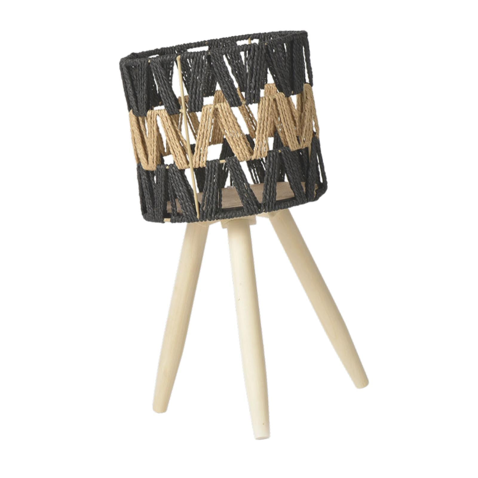 Magideal - Puntaje De Flores De Interior Piernas De Madera Decoración Rústica Rústica Multifuncional Planta De Madera Estante De Plantas De Cestas Rack Para M