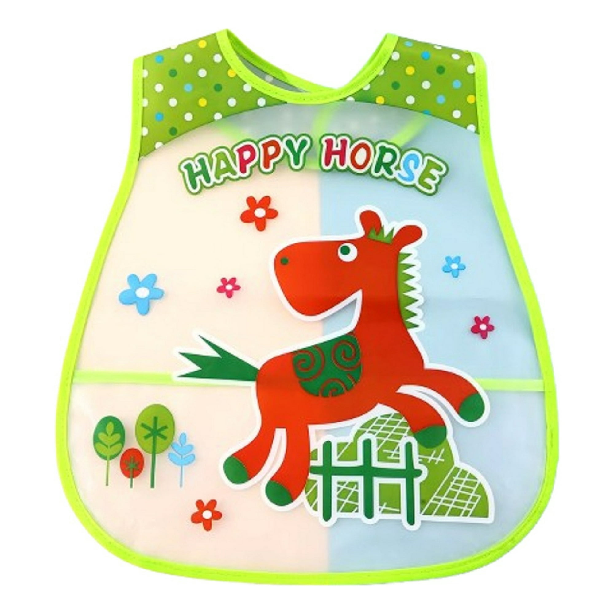 Genérico - Set De 8 Baberos Impermeables Bebés Ajustable Unisex Jhn