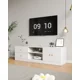 thumbnail image 3 of Rack Tv 120x34x40cm 2 Tiras 2 Puerta Melamina Moderna Blanco, 3 of 8