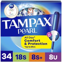 Tampones Tampax Pearl Multipack Super/Super Plus/Ultra X34