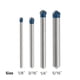 thumbnail image 2 of Juego de brocas BOSCH NS2000 de 4 piezas con punta de carburo para azulejos, 2 of 7