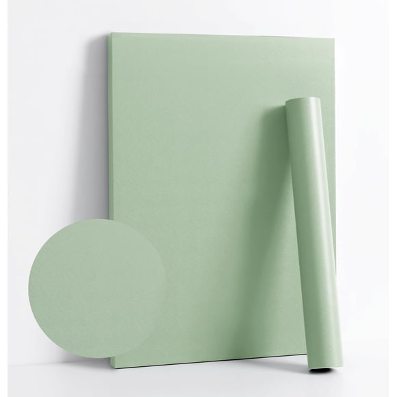 Papel pintado Dimoon Green Peel and Stick, vinilo de 118 x 17.7 pulgadas