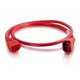 thumbnail image 3 of Cable de Alimentación C2G 60 cm 14 AWG Rojo, 3 of 3