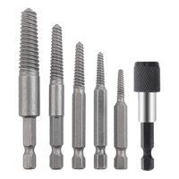 Magideal - De Extractores De Tornillos Para Pernos De Material Acero Extractor De Tornillos Para Tubos Extractor De Tornillos Con Soporte Para Brocas De Extensión