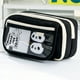 thumbnail image 1 of Clear Pencil Pouch Itabag Pencil Case Clutch Pen Bag Mesh Compartment for Teenager Students,Office,School, 1 of 3