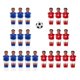 thumbnail image 1 of 22x Futbolín Para Hombres Jugadores De Fútbol De Mesa De Fútbol Con Accesorios De Juego De Pelota Estilo 1, 1 of 5