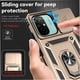 thumbnail image 5 of Estuche GANGXUN para Xiaomi Redmi 12C, soporte giratorio 360°, estilo mecánico y magnético, 5 of 5
