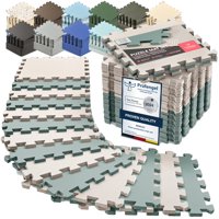 Juego De Pisos Para Gimnasio Bemaxx, 18 Unidades, Alfombrillas De Espuma Eva Entrelazadas