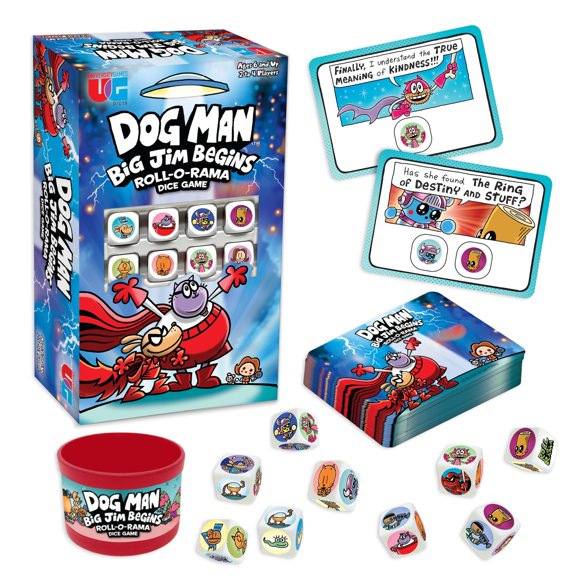 JUEGO DE MESA University Games Dog Man Roll-O-Rama 6+