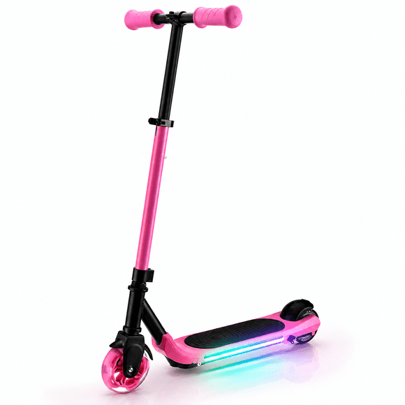 Monopatín Eléctrico Plegable E-Scooter 60W 24V2000mah Rosado