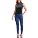 thumbnail image 2 of INSPIRE CHIC Camisetas sin mangas de cuello de tortuga simulado para mujeres Camisetas sin mangas de terciopelo M Gris Negro, 2 of 6