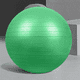 thumbnail image 4 of Pelota de ejercicios: pelota de estabilidad para el hogar, yoga, gimnasio, fisioterapia, suizo y fisioterapia., 4 of 5