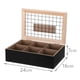 thumbnail image 2 of Caja De Té Mediana De Madera 6 Espacios Malla Negro, 2 of 3