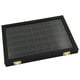 thumbnail image 5 of 54 Rejillas Tapa Transparente Joyería Bandeja Escaparate Exhibición Almacenamiento Caja De Lino Negro, 5 of 5