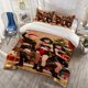 thumbnail image 1 of 3pcs Idol Girl Group Christmas Anime Illustration Printed Bedding Set | Polyester Wrinkle-resistant, 1 of 1