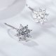 thumbnail image 4 of Aretes Colgantes de Moissanita para Mujer 1 Quilate Color D VVS1 Aretes de Plata Esterlina S925 Aretes Colgantes de Girasol para Mujer Regalo de Cumpleaños con Certificado, 4 of 7