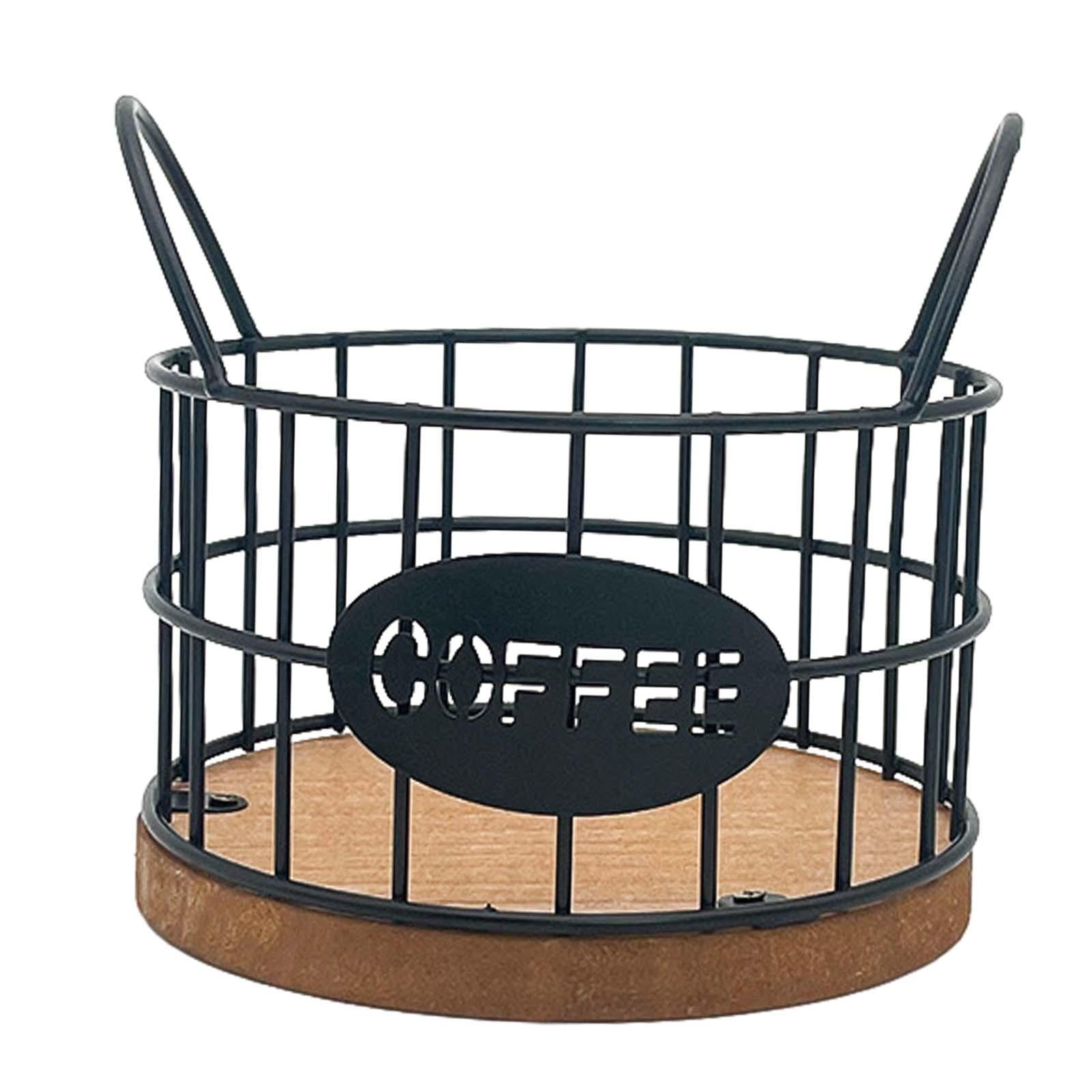 Bothyi - Soporte Para Cápsulas De Café Cesta Para Cápsulas De Café Independiente Para Cafeterías Familia De Encimeras Negro