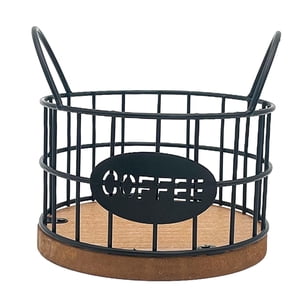 Bothyi - Soporte Para Cápsulas De Café Cesta Para Cápsulas De Café Independiente Para Cafeterías Familia De Encimeras Negro
