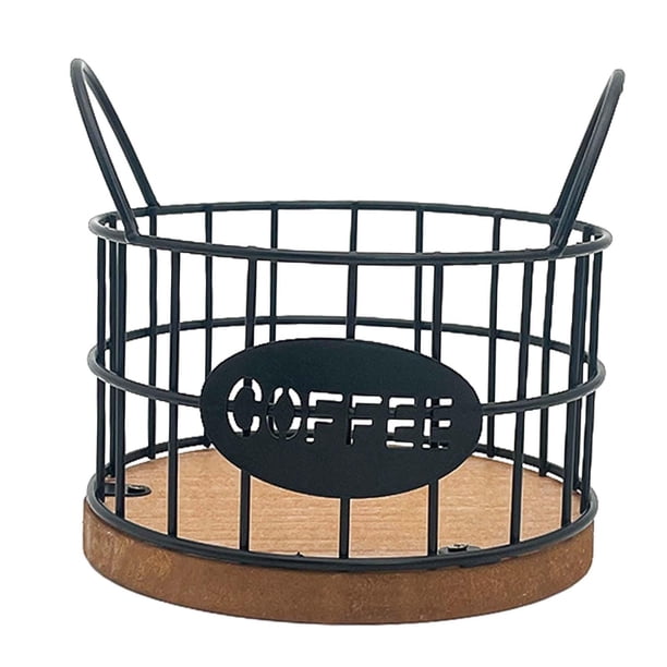 Soporte Para Cápsulas De Café Cesta Para Cápsulas De Café Independiente Para Cafeterías Familia De Encimeras Negro