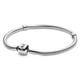 thumbnail image 2 of Brazalete Pandora Moments con cierre cilíndrico y cadena en forma de serpiente en oro de 14 quilates, 2 of 8