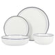 thumbnail image 4 of Juego de vajilla Gibson Home Oslo de 16 piezas de porcelana blanca, 4 of 6