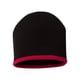 thumbnail image 3 of Gorro Sportsman de Punto con Raya Inferior en Negro y Rojo, 3 of 3