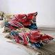 thumbnail image 4 of Spider-Men Bedding Sets Cartoon Duvet Cover Lightweight 3 Piece Bet Sets for Kids Boys Girls, 4 of 5