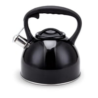 Tetera Acero Inoxidable Con Silbato Wens 3L Color Negro