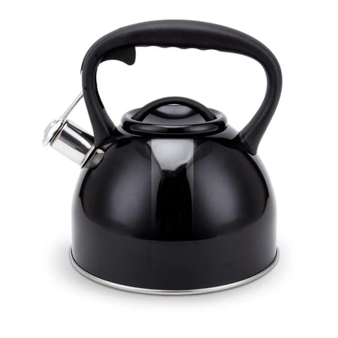 Tetera Acero Inoxidable Con Silbato Wens 3L Color Negro