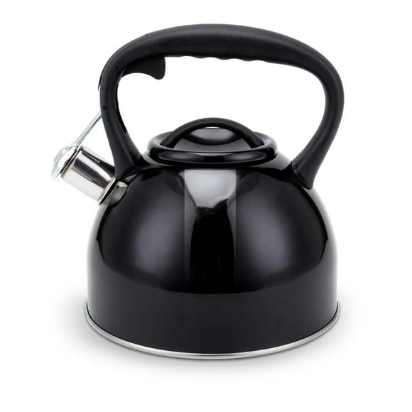 Tetera Acero Inoxidable Con Silbato Wens 3L Color Negro