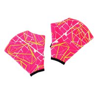 Ioensy - Fajas Tipo Rana Natación Mano Natación Paleta Aletas Palm Rose Red L