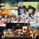 thumbnail image 5 of Minifiguritas de resina de Halloween CCINEE, 48 unidades, para decoración de manualidades, 5 of 6