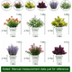thumbnail image 3 of Plantas artificiales 6 pzs macetas bonsai, 3 of 3