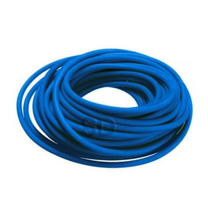 Genérico - 10 Mts Tubo Elástico X Metro – Resistencia 6 Azul 6X12Mm