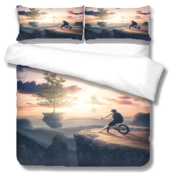 Baby Bedding Set Creative Synthetic Pattern Quilt Cover Pillowcase Cartoon Single Twin Full Children's Bed Set Bedroom Bed Set
