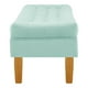 thumbnail image 3 of Banqueta Wood 2c Felpa 04 Verde Agua, 3 of 4