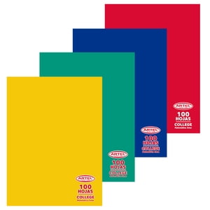 Artel - Pack 10 Cuadernos College 100 Hojas Matemáticas 5Mm