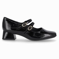 Zapato Mary Jane Mujer Negro/Charol Tati Piccadilly