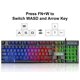 thumbnail image 5 of Combo de teclado y ratón para juegos CHONCHOW LED con cable, 5 of 8