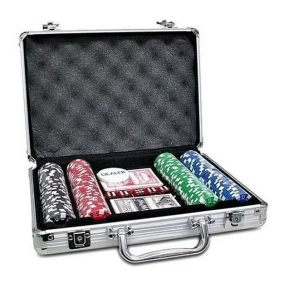 Maleta De Poker 200 Fichas Profesional - Regalo