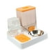 thumbnail image 3 of Bebedero Automático Para Gatos, Comedero Para Gatos, Bebedero Para Mascotas, Para Conejos, Gatos, Perros, Naranja Con Cuenco, 3 of 5