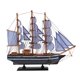 thumbnail image 4 of Velero de madera tallado a mano barco pirata decoración náutica 360x85x410mm, 4 of 5