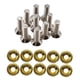 thumbnail image 4 of 20 Piezas Tornillos Modificados Para Coche Junta De Acero Inoxidable Tornillos De Ajuste De Aluminio Tornillos Dorados, 4 of 5