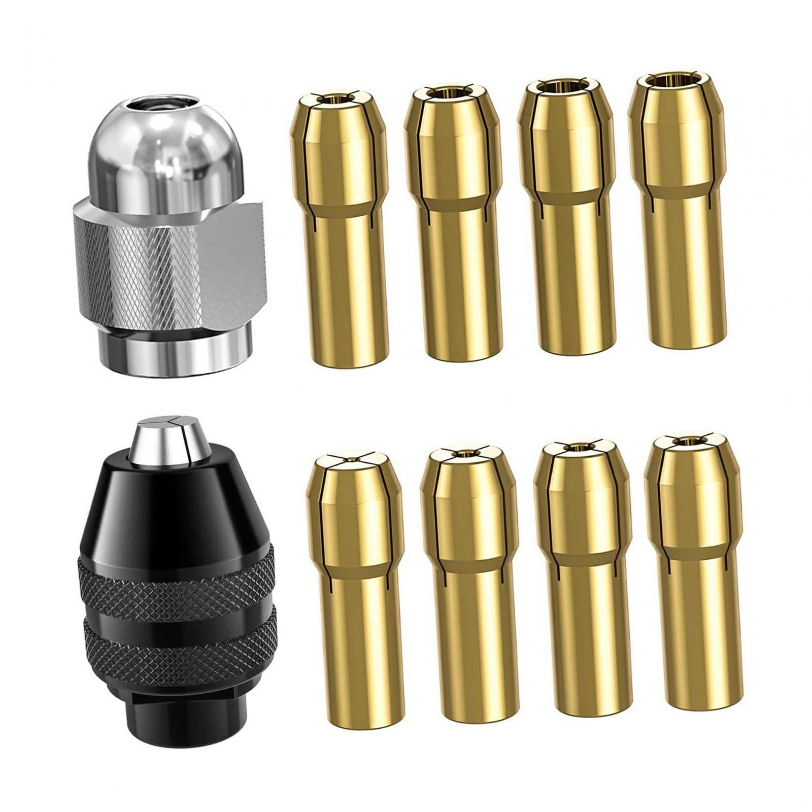 Magideal - Juego De Mandril De Taladro M8, Máquina De Grabado, Vástago De 4,8mm, Máquina Pulidora De Cambio Rápido, Juego De Pinzas Múltiples, Herramienta Rotati