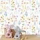 thumbnail image 2 of 1pc Various Flowers Wallpaper, Home Decoration Wallpaper, Fresh Small Floral Flower Plant Wallpaper, Vinyl Self-Adhesive Waterproof Wall Sticker, 17.7in*78.7in, 2 of 2