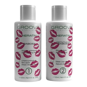 Groove Professional - Alisado Aloe Vera Keratin Kit Paso 1 Y 2 Progressiva 120 Ml