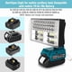 thumbnail image 3 of Para Ma*kita Batería de Iones de Litio de 18V Luz de Trabajo LED Linterna Inalámbrica de 9 Pulgadas Lámpara de Inundación de Emergencia Lámpara de Acampar Iluminación Exterior, 3 of 7